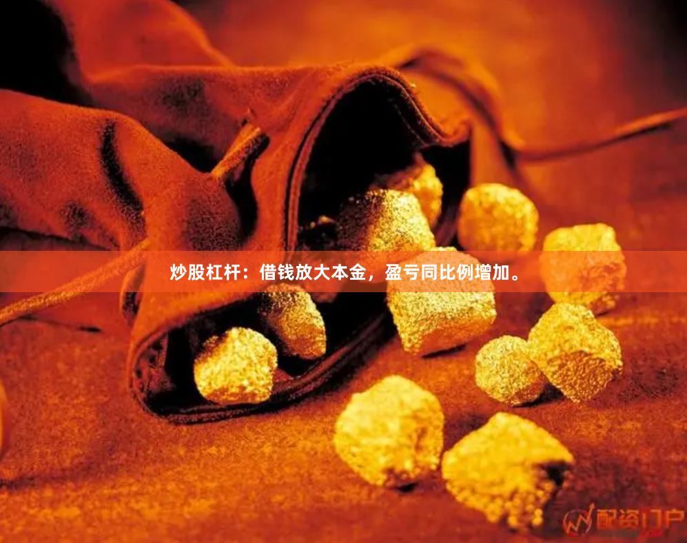 炒股杠杆：借钱放大本金，盈亏同比例增加。