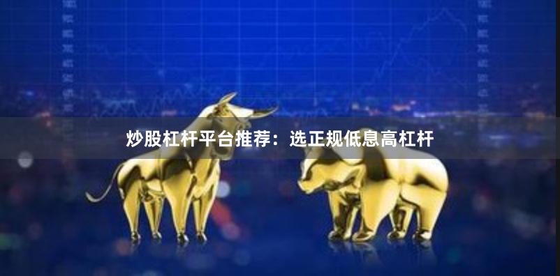 炒股杠杆平台推荐：选正规低息高杠杆